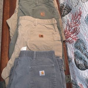 4 Pair Men’s Carhartt Carpenter Shorts 46